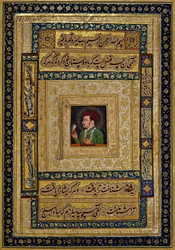 Jahangir Holding the Picture of Madonna